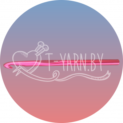 Крючок для вязания, 8 мм, алюминиевый